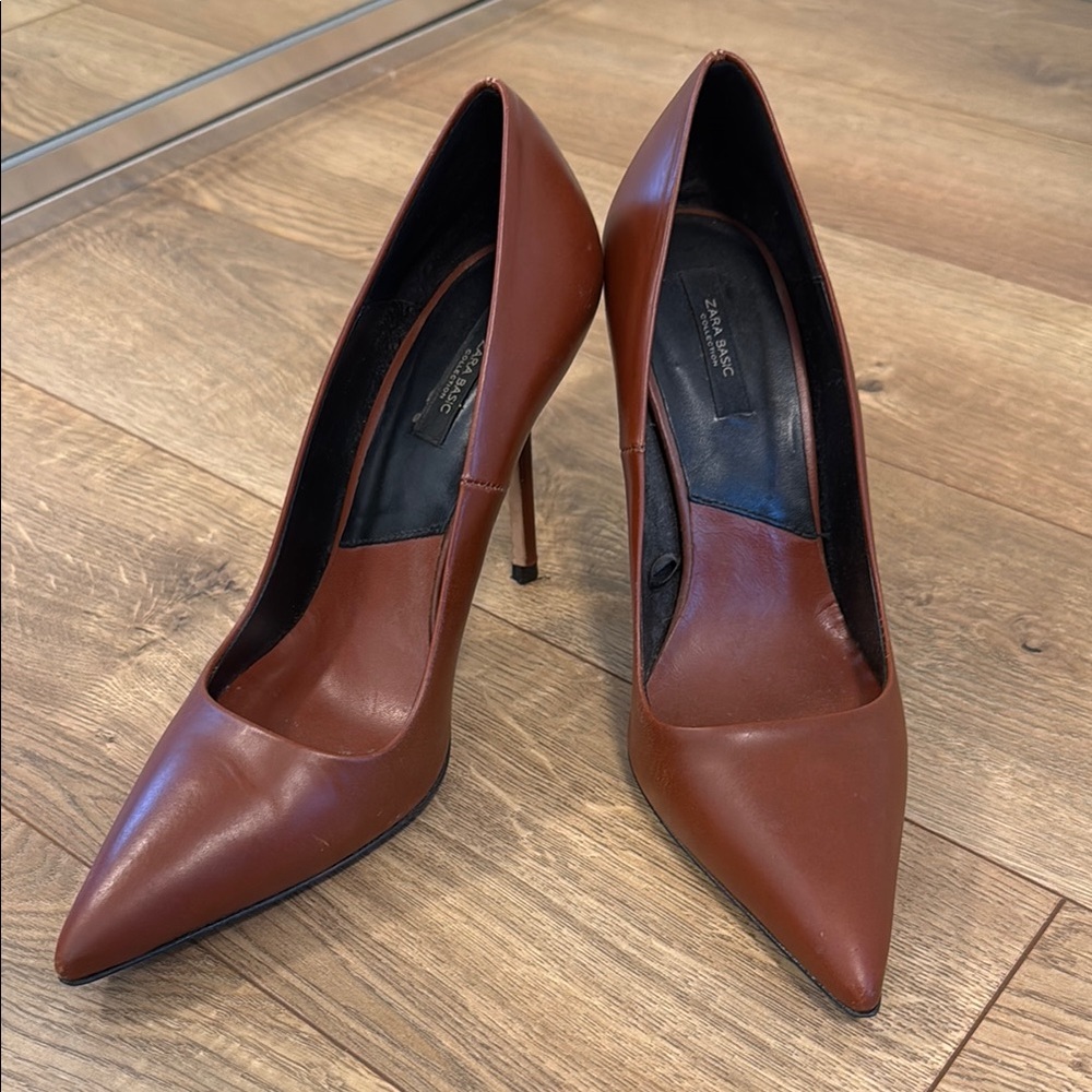 Zara Brown Heels